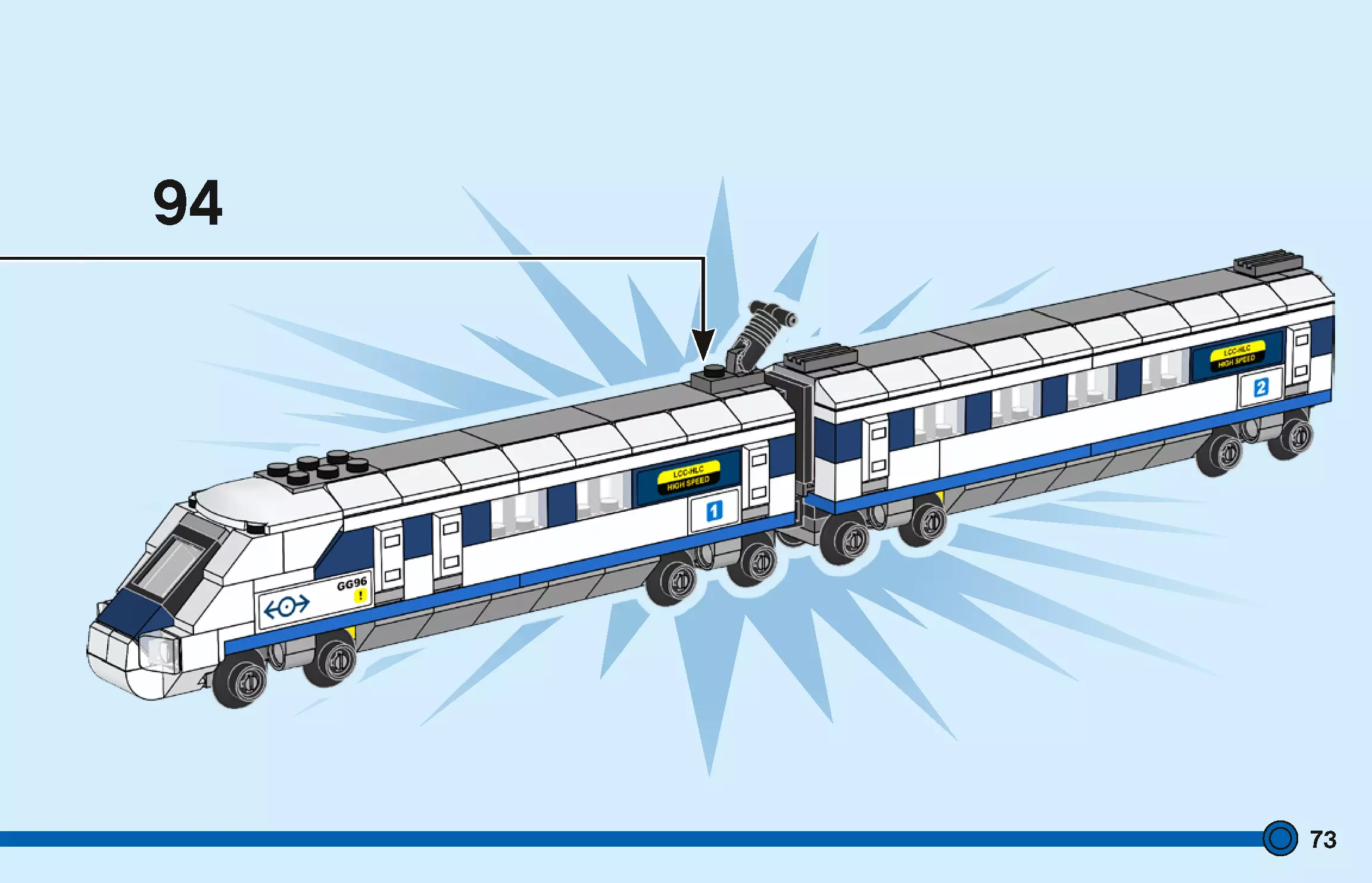 TwindBricks3D - 40518 High-Speed Train 3D print model_72