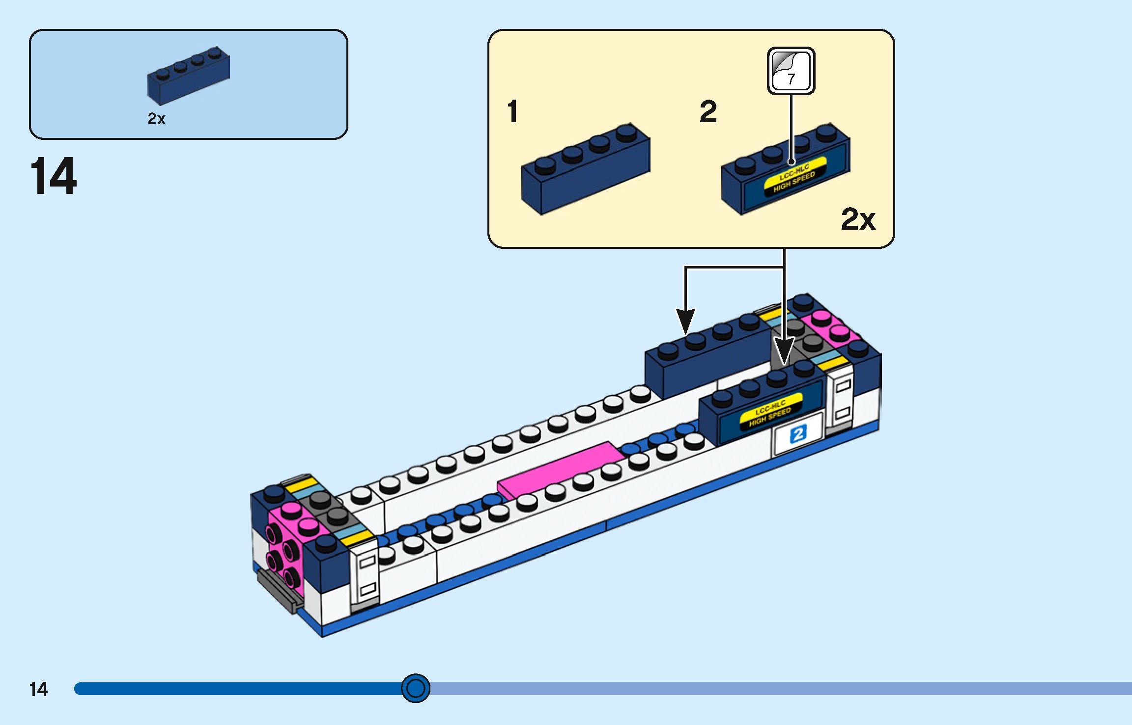 TwindBricks3D - 40518 High-Speed Train 3D print model_13
