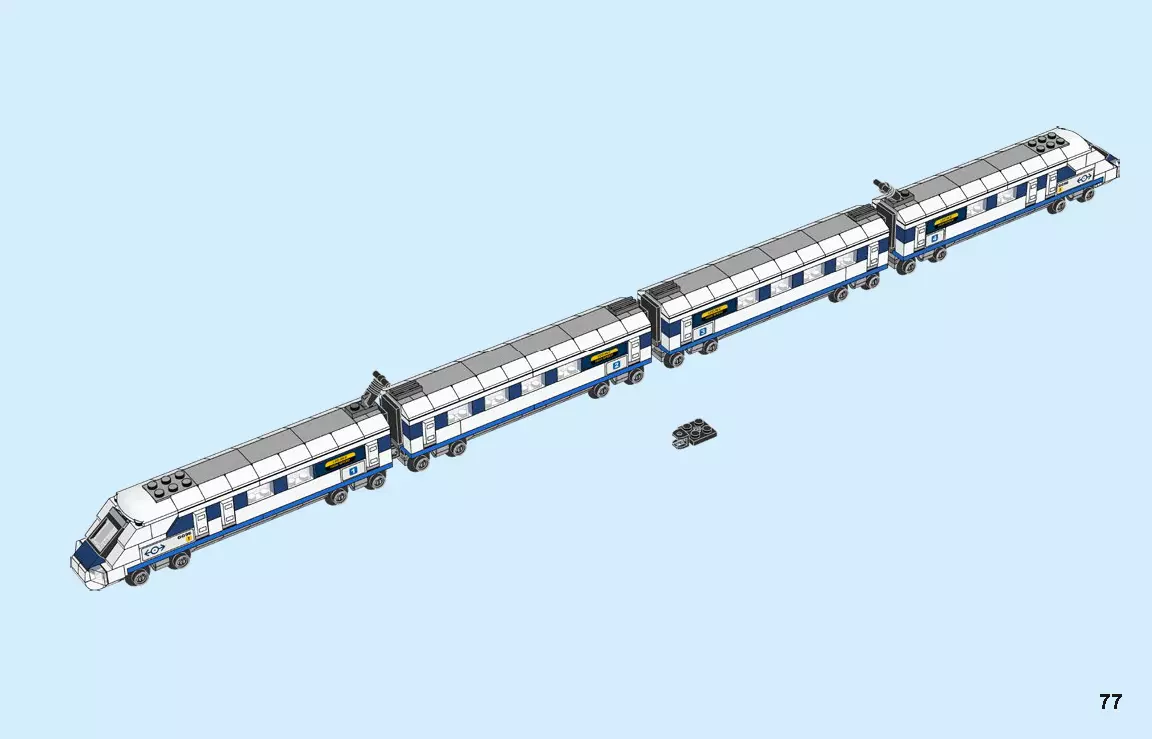 TwindBricks3D - 40518 High-Speed Train 3D print model_76