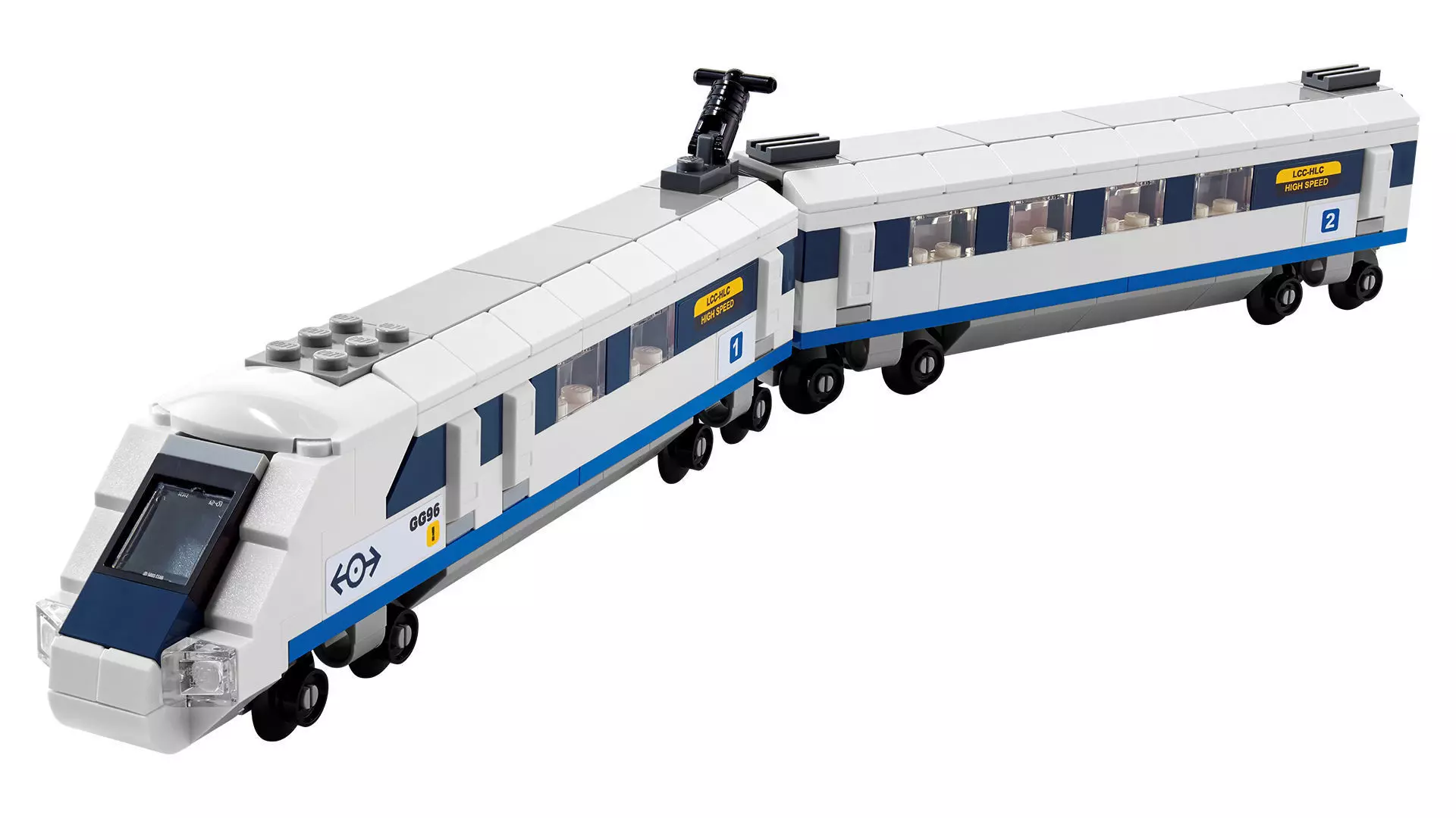 TwindBricks3D - 40518 High-Speed Train 3D print model_0