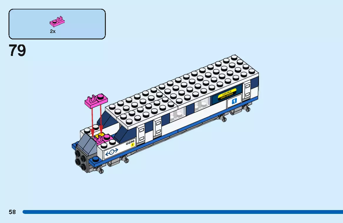TwindBricks3D - 40518 High-Speed Train 3D print model_57