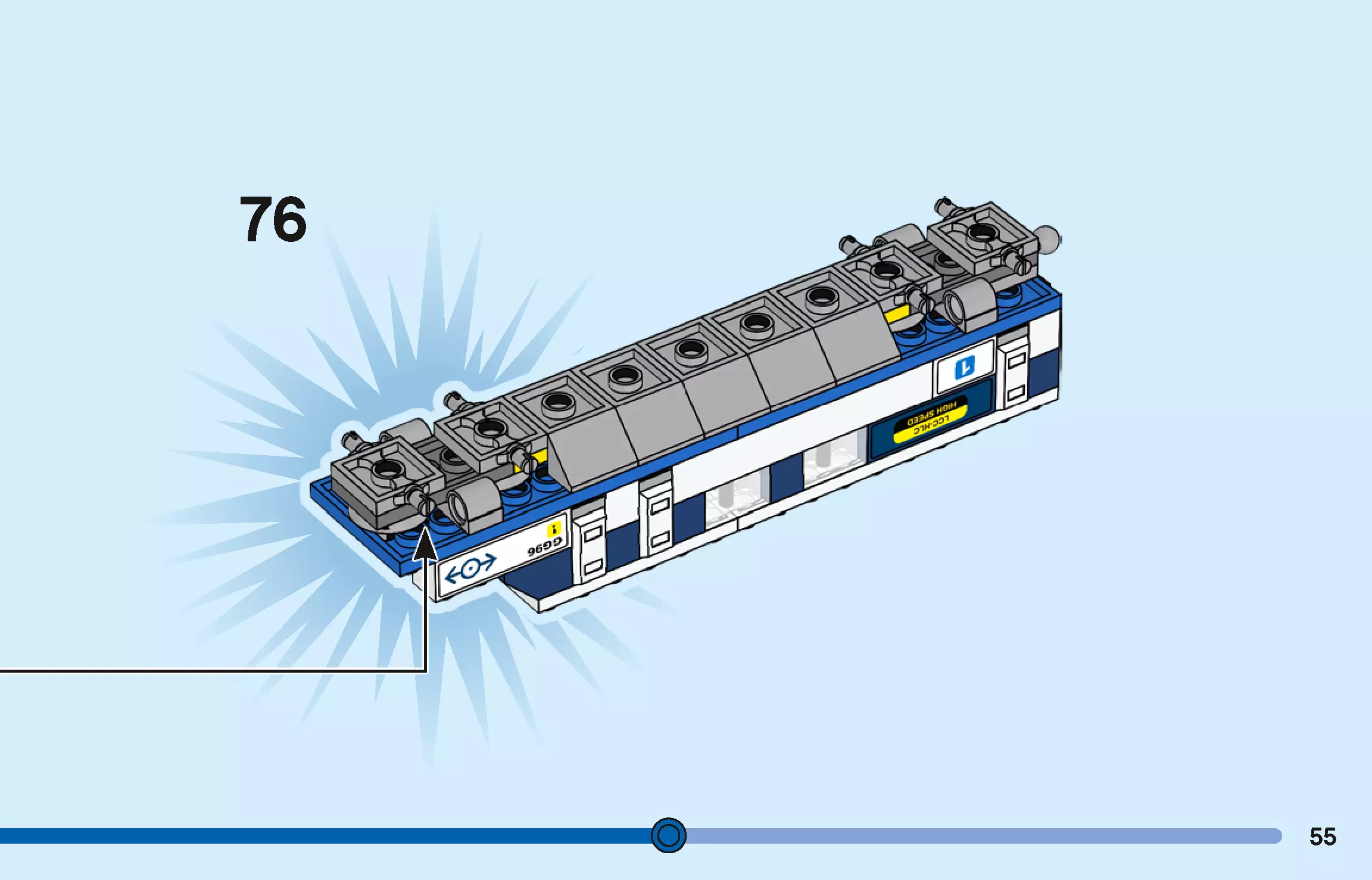 TwindBricks3D - 40518 High-Speed Train 3D print model_54