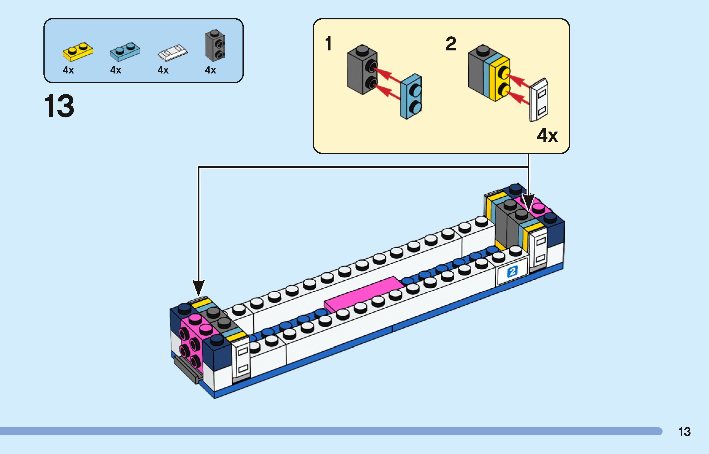 TwindBricks3D - 40518 High-Speed Train 3D print model_12