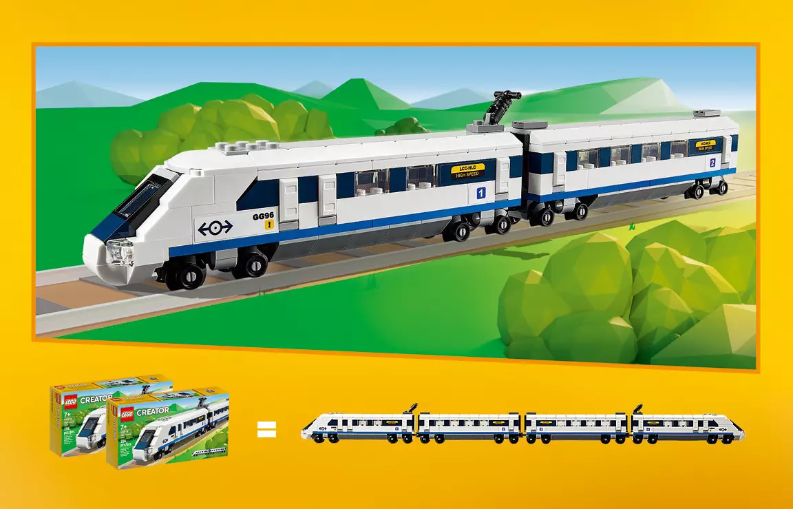 TwindBricks3D - 40518 High-Speed Train 3D print model_74