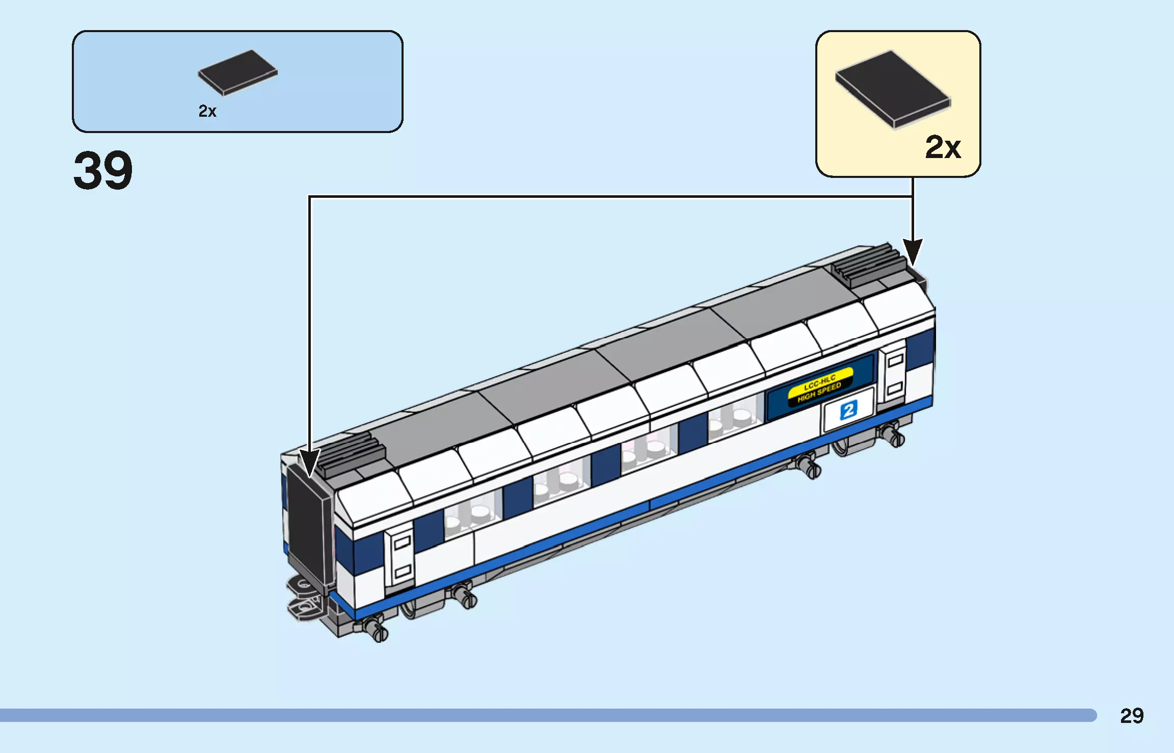 TwindBricks3D - 40518 High-Speed Train 3D print model_28