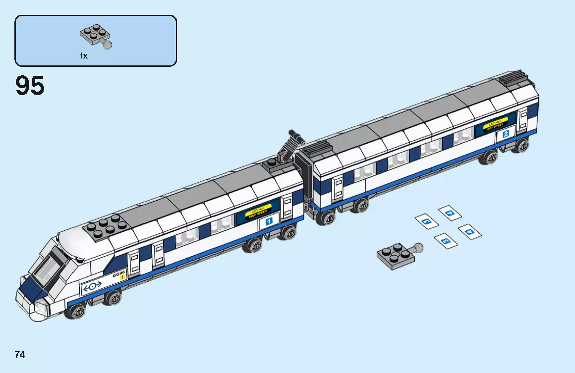 TwindBricks3D - 40518 High-Speed Train 3D print model_73