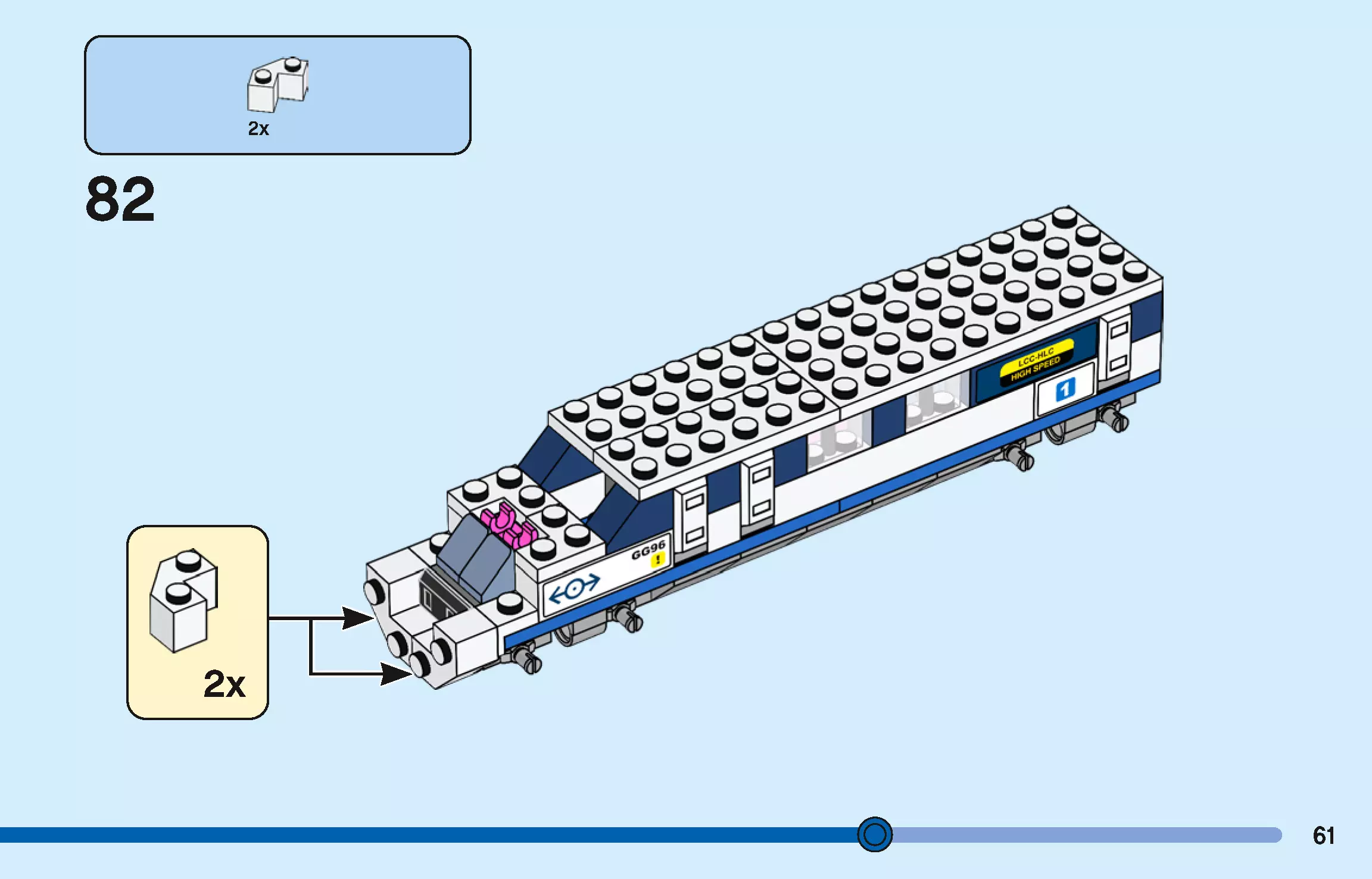 TwindBricks3D - 40518 High-Speed Train 3D print model_60