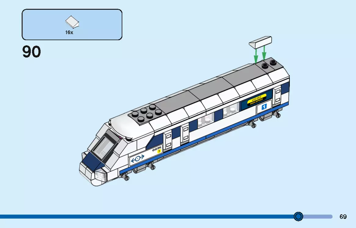 TwindBricks3D - 40518 High-Speed Train 3D print model_68