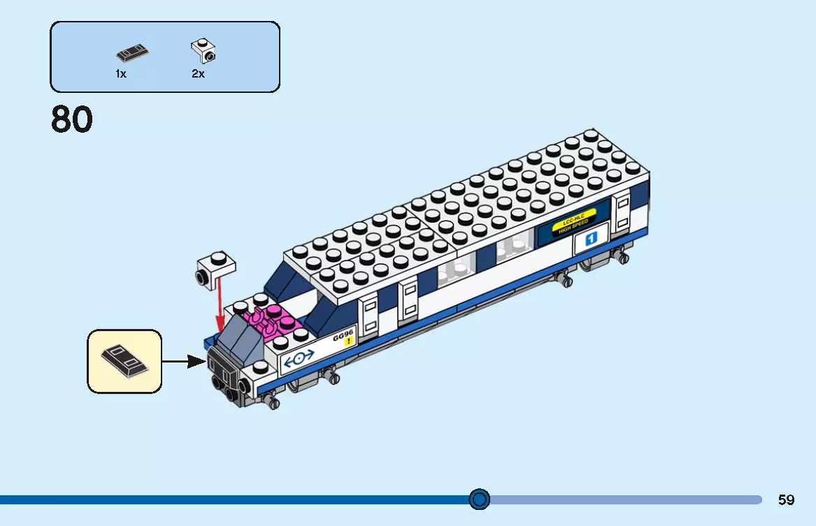 TwindBricks3D - 40518 High-Speed Train 3D print model_58