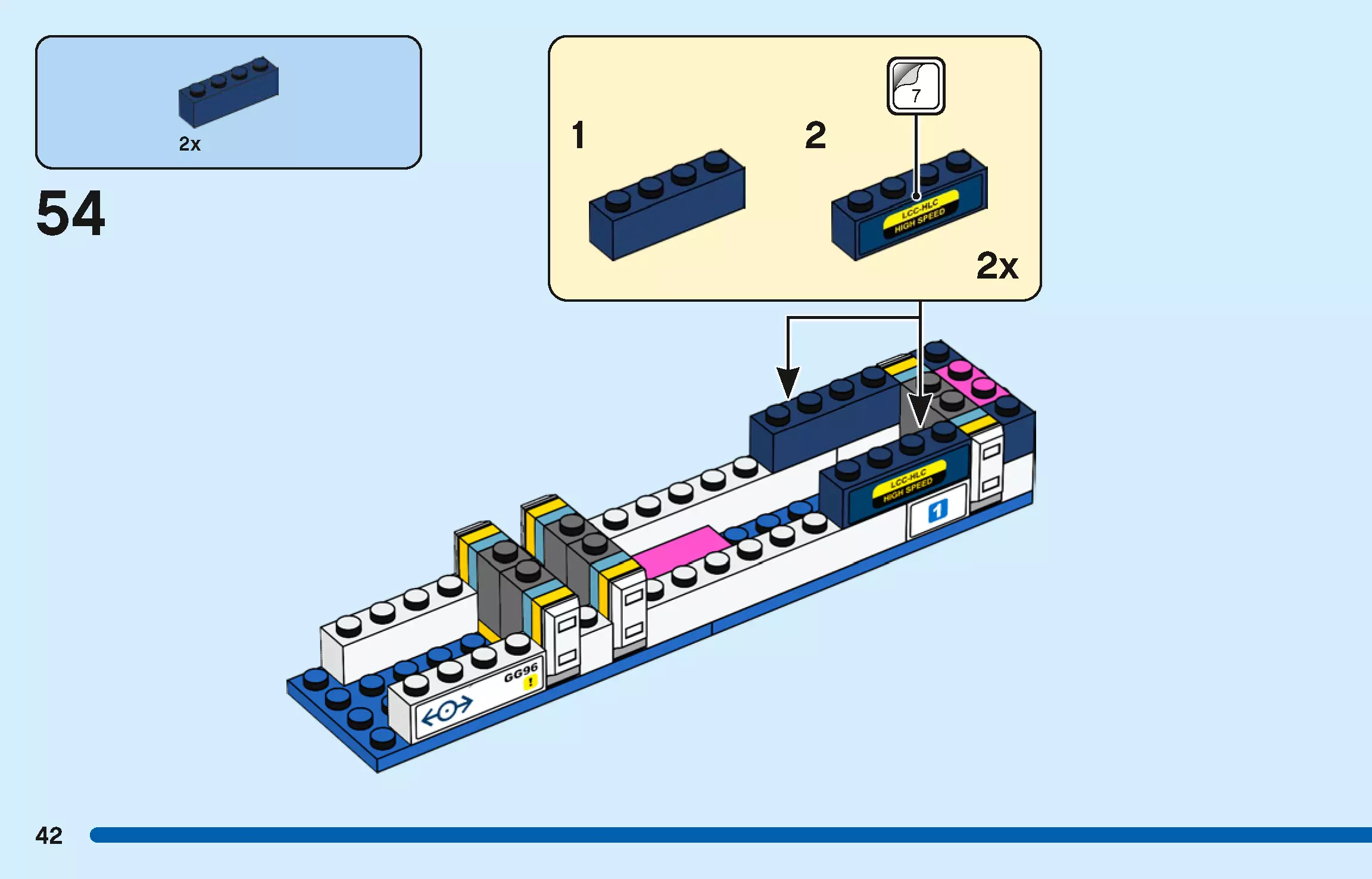 TwindBricks3D - 40518 High-Speed Train 3D print model_41