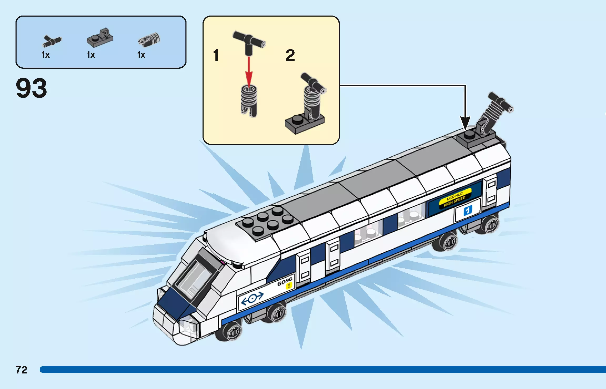 TwindBricks3D - 40518 High-Speed Train 3D print model_71