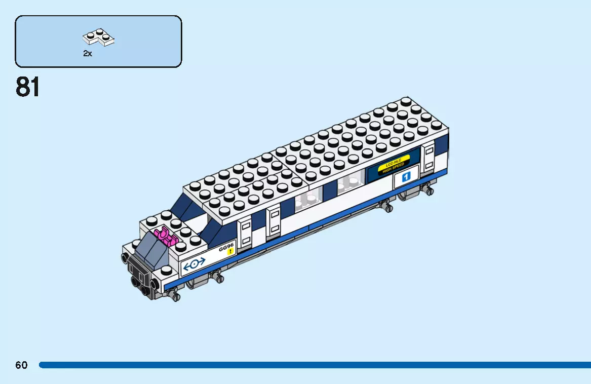 TwindBricks3D - 40518 High-Speed Train 3D print model_59