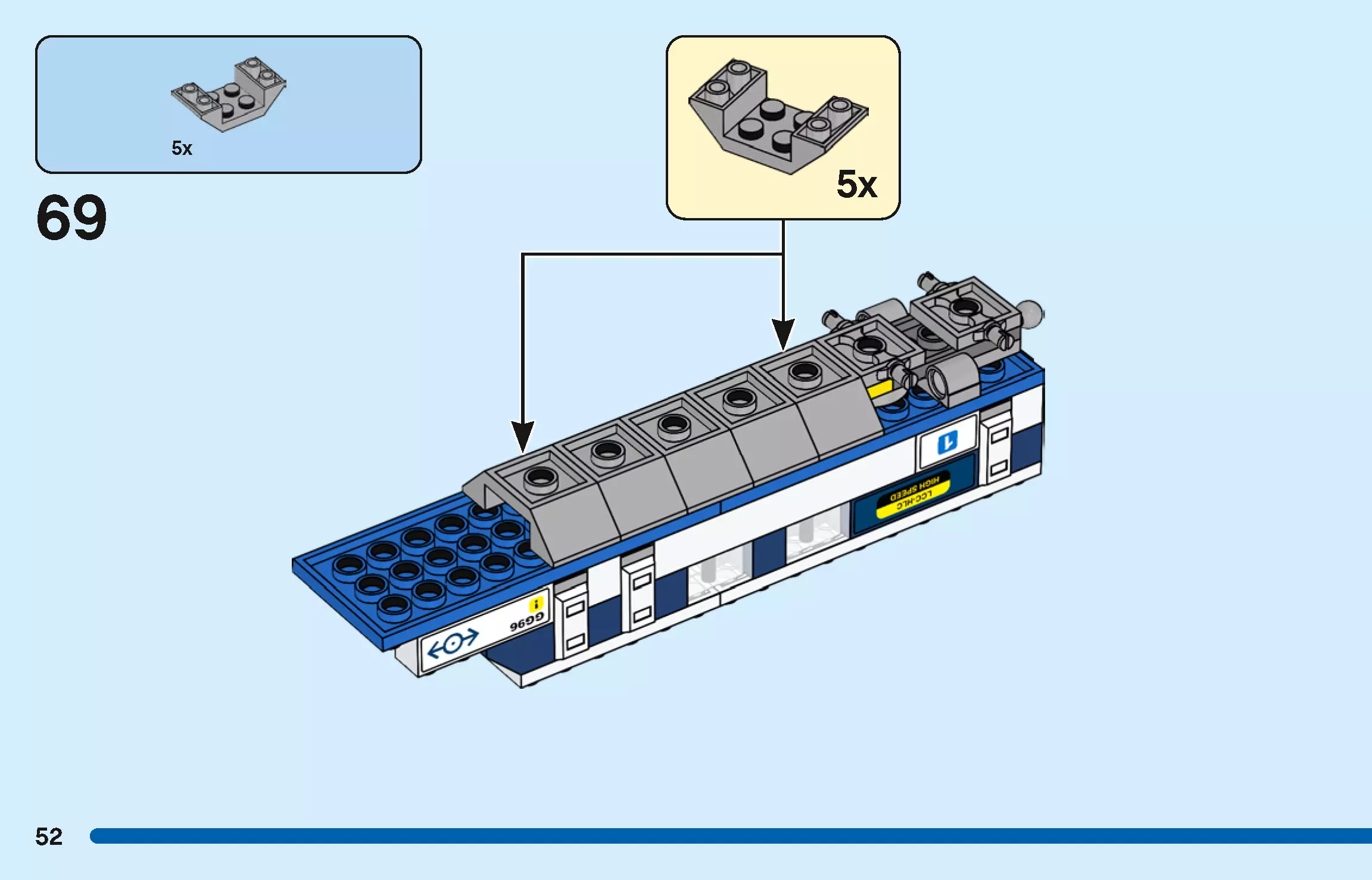 TwindBricks3D - 40518 High-Speed Train 3D print model_51