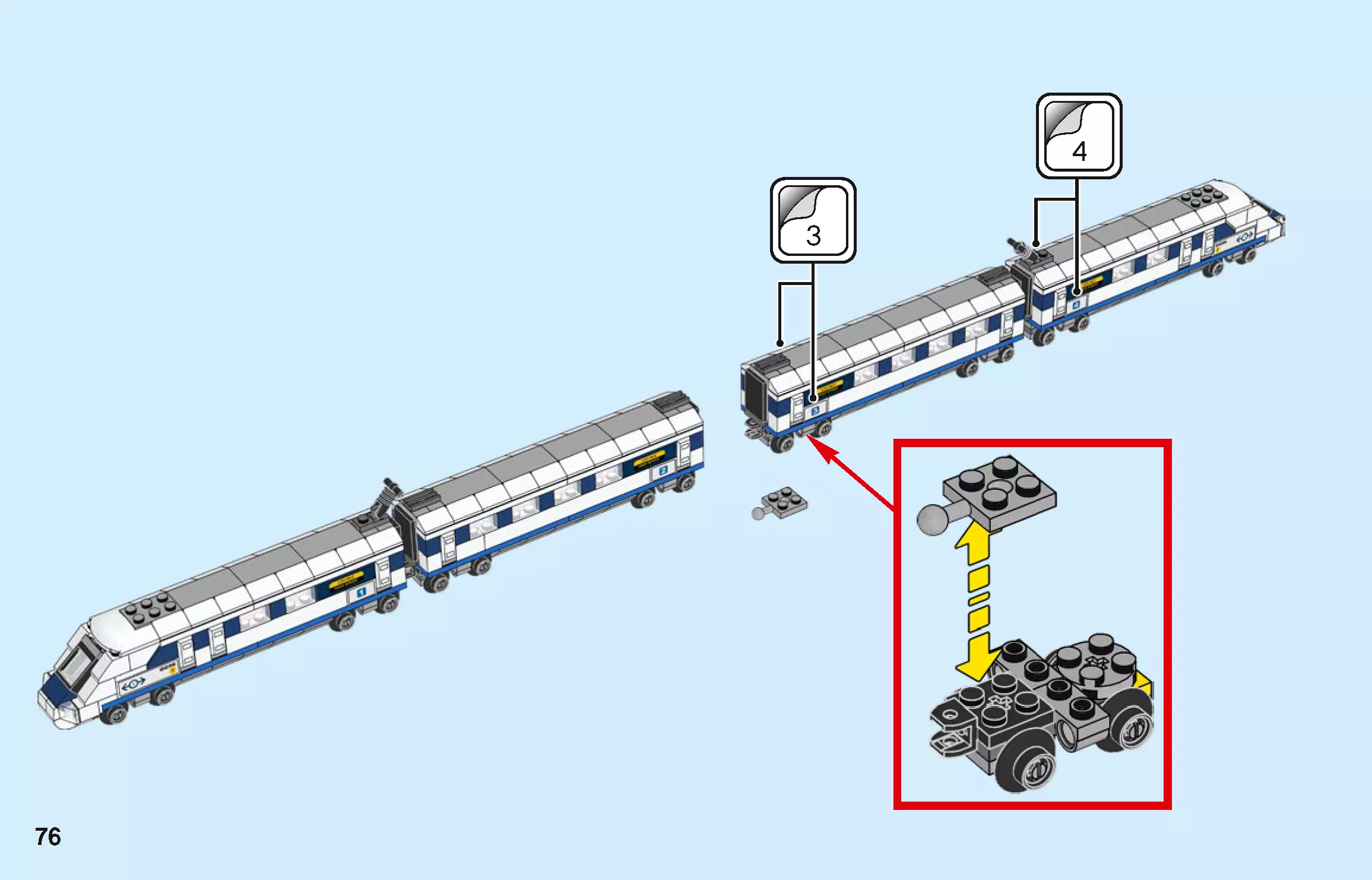 TwindBricks3D - 40518 High-Speed Train 3D print model_75