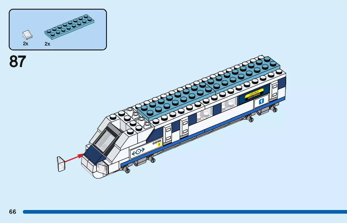 TwindBricks3D - 40518 High-Speed Train 3D print model_65