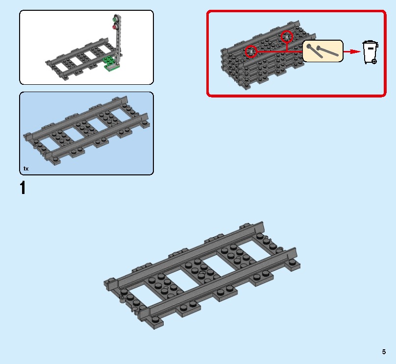 TwindBricks3D - 60197 Passenger Train 3D print model_6