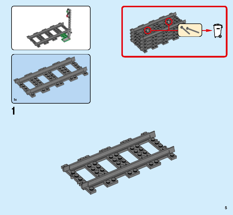 TwindBricks3D - 60197 Passenger Train 3D print model_7