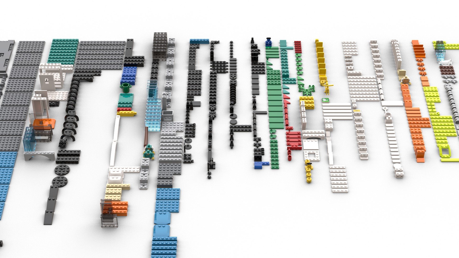 TwindBricks3D - 60335 Train Station 3D print model_1