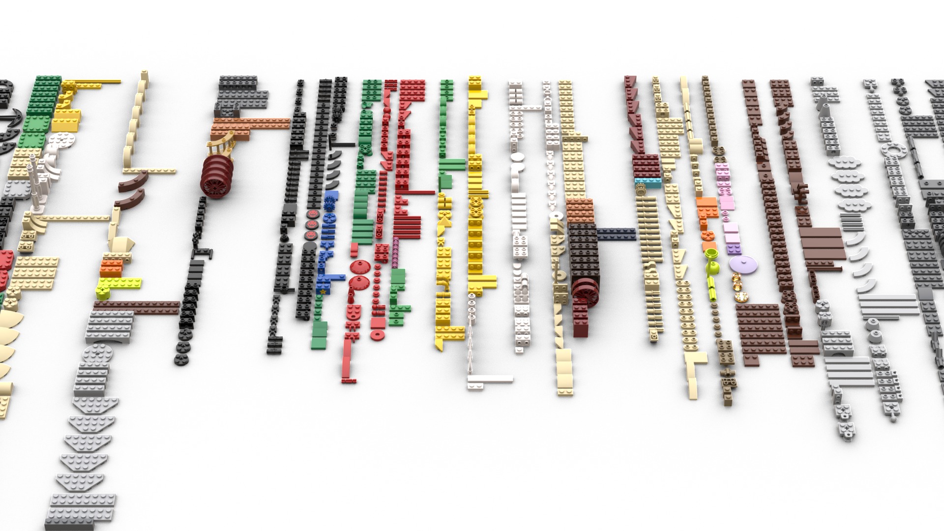 TwindBricks3D - 71437 The Bowser Express Train 3D print model_1