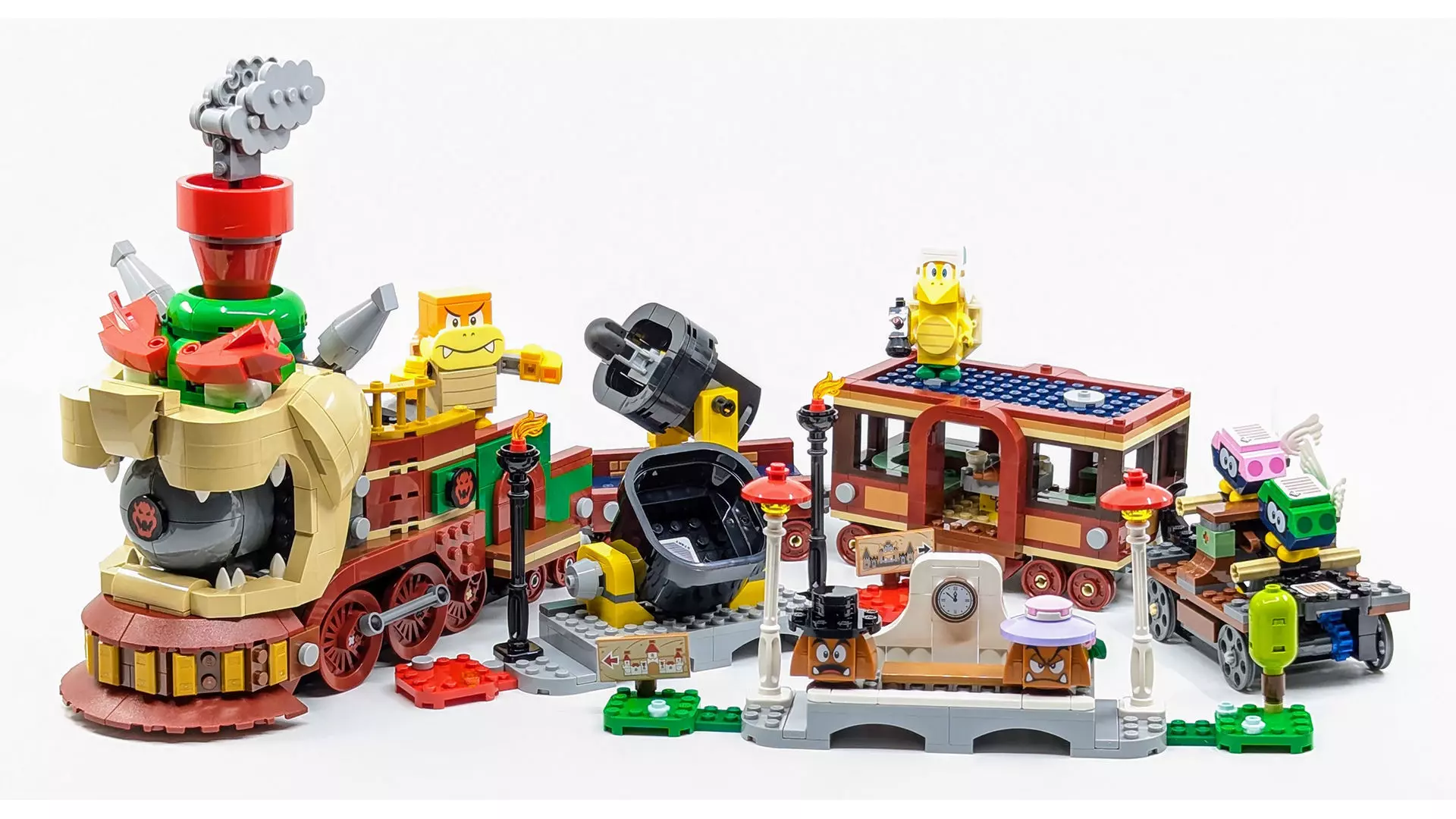 TwindBricks3D - 71437 The Bowser Express Train 3D print model_0