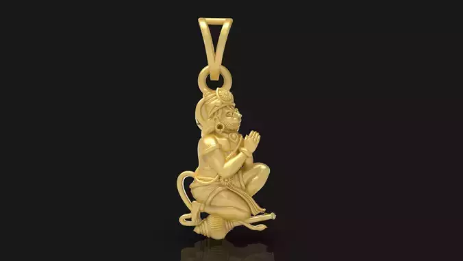Bajrangbali Pendant - 0044 