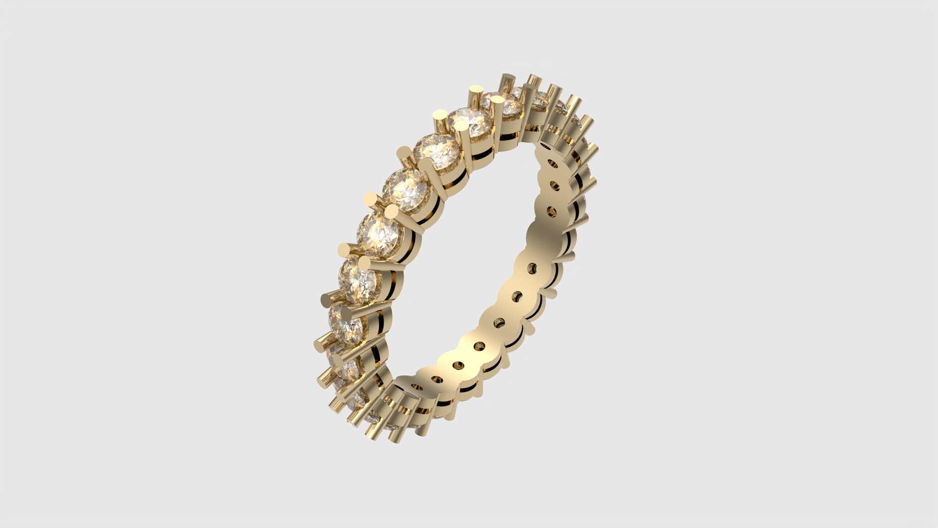 Modern Radiant Eternity Band JDBCo 3D print model_18