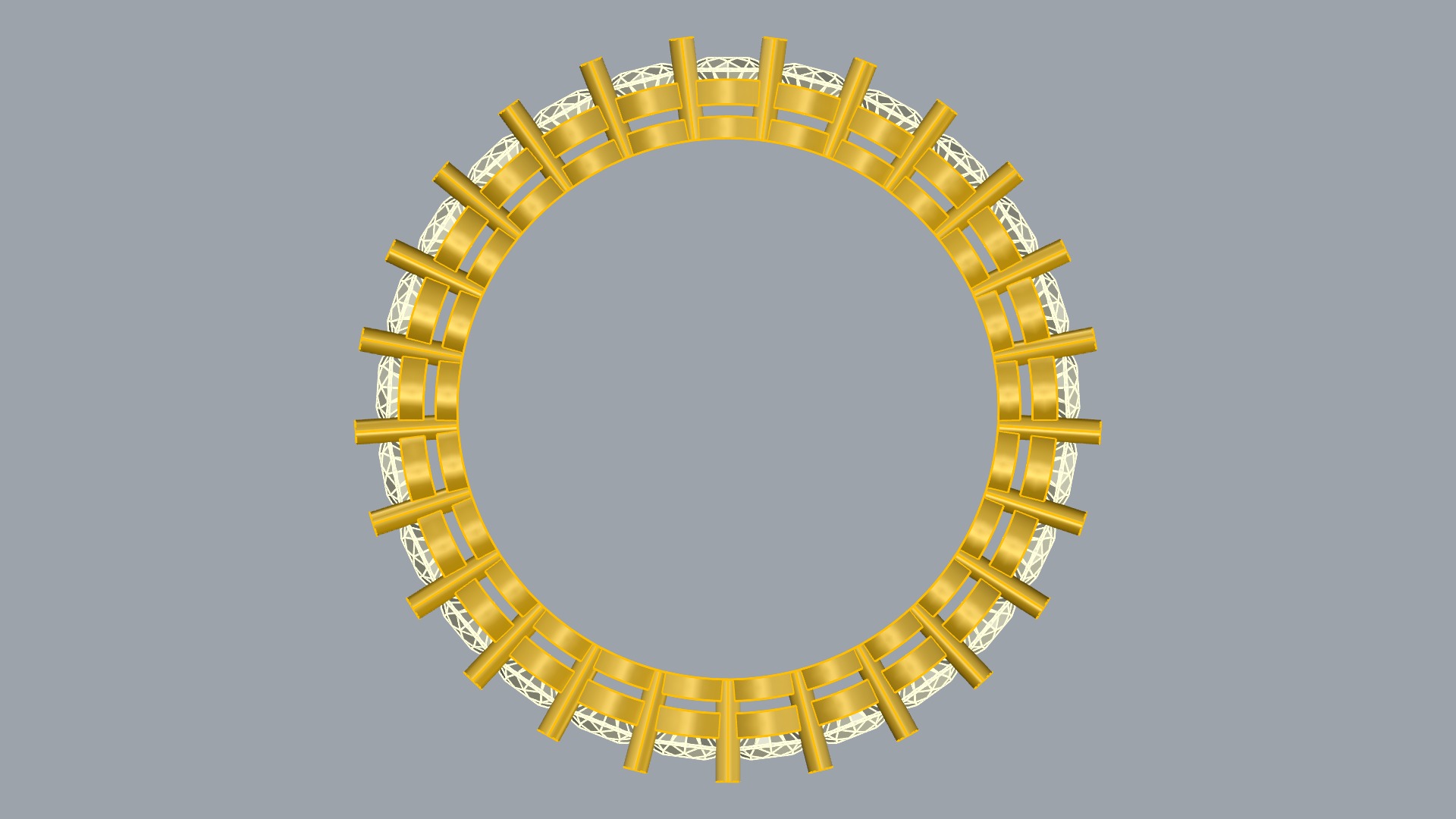 Modern Radiant Eternity Band JDBCo 3D print model_9