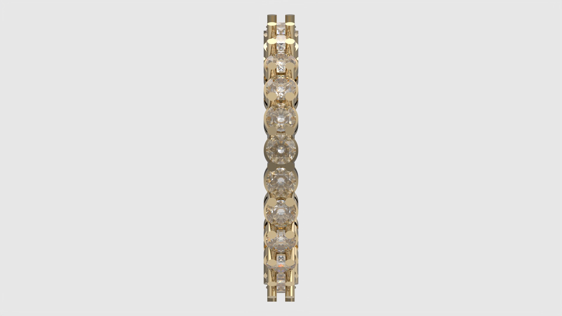 Modern Radiant Eternity Band JDBCo 3D print model_5