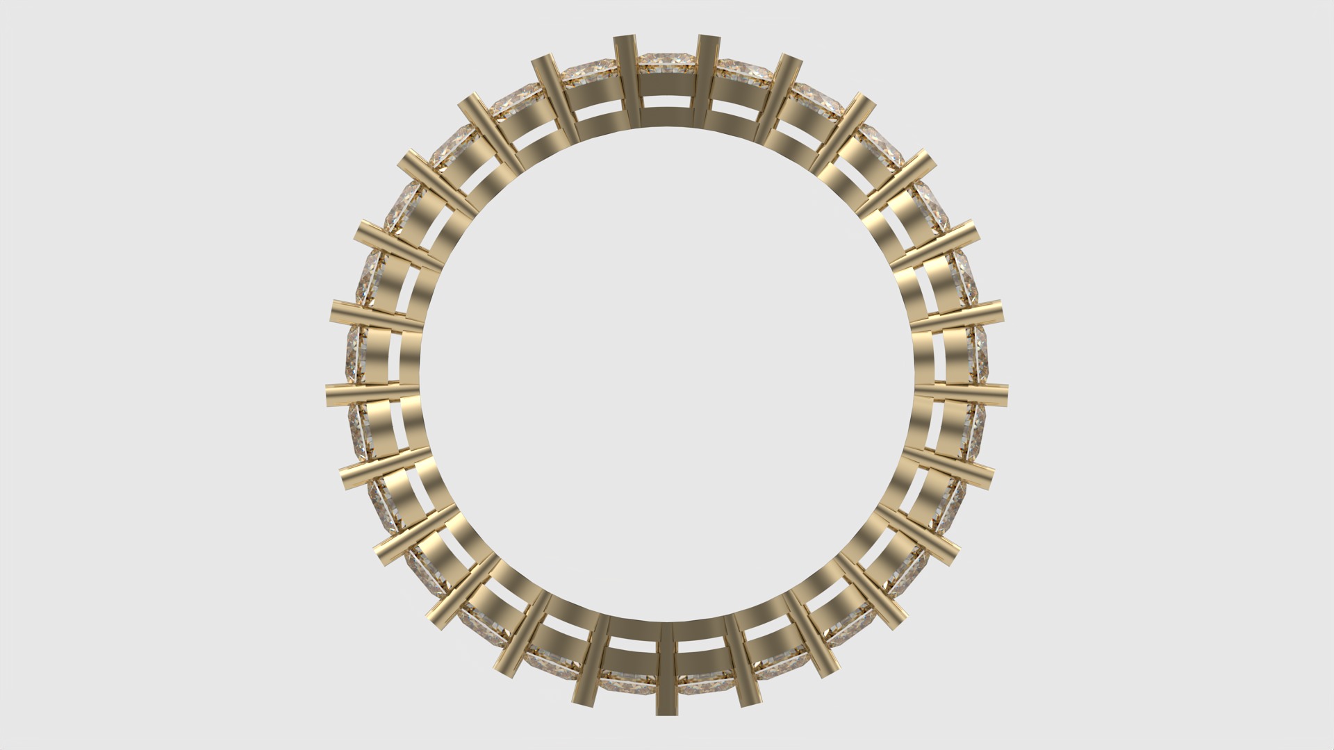 Modern Radiant Eternity Band JDBCo 3D print model_4