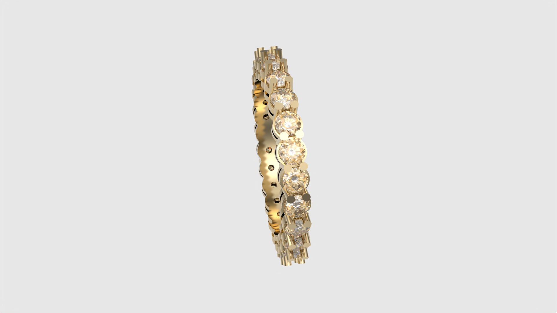 Modern Radiant Eternity Band JDBCo 3D print model_20