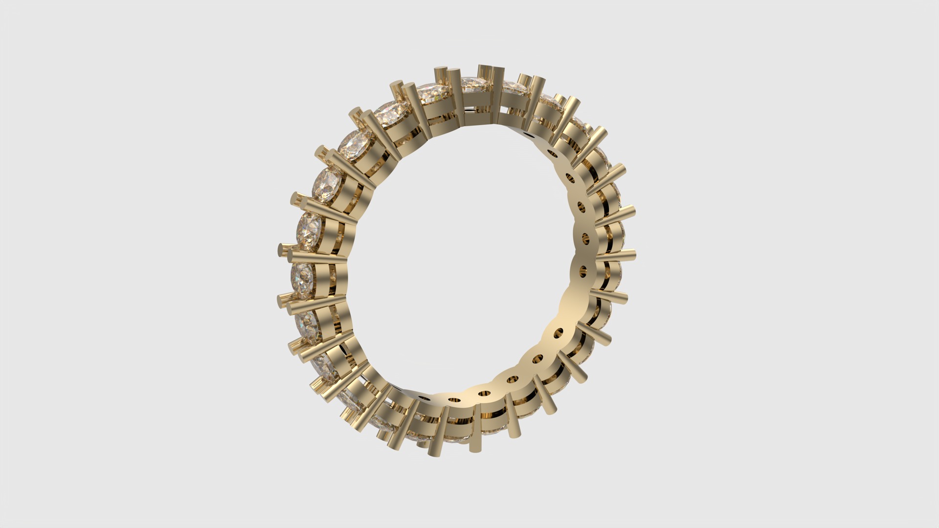 Modern Radiant Eternity Band JDBCo 3D print model_3