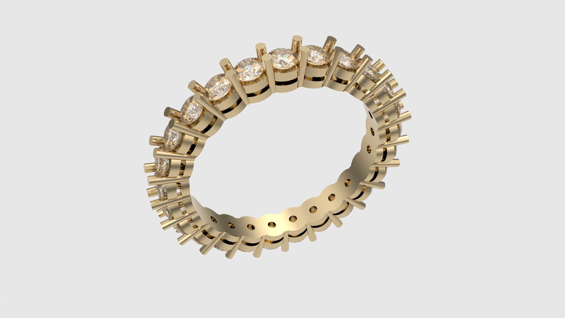 Modern Radiant Eternity Band JDBCo 3D print model_24