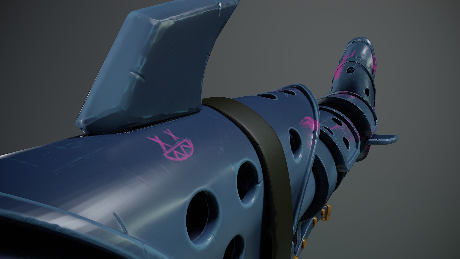 Fishbones Jinx Low-poly 3D model_5