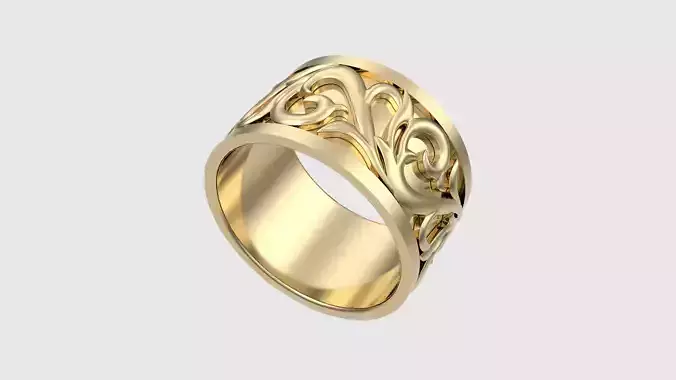 Exquisite Filigree Band Ring JDBCo