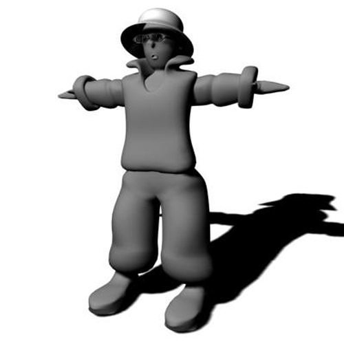 HipHop Man max 3D print model