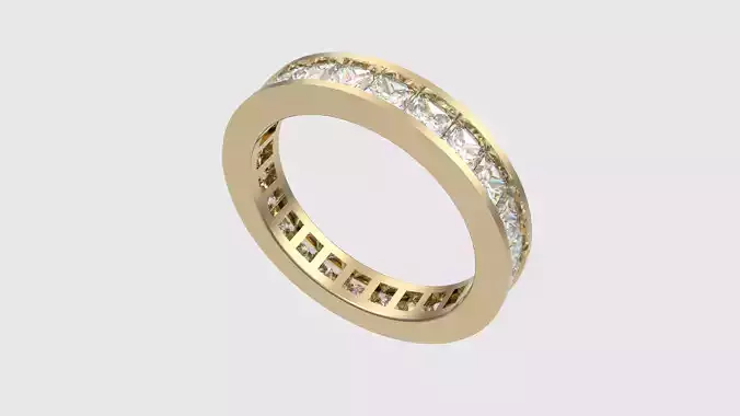 Classic Channel Eternity Ring JDBCo