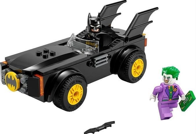 PixelBricks3D - LEGO Batmobile Pursuit - Batman vs The Joker 3D print model