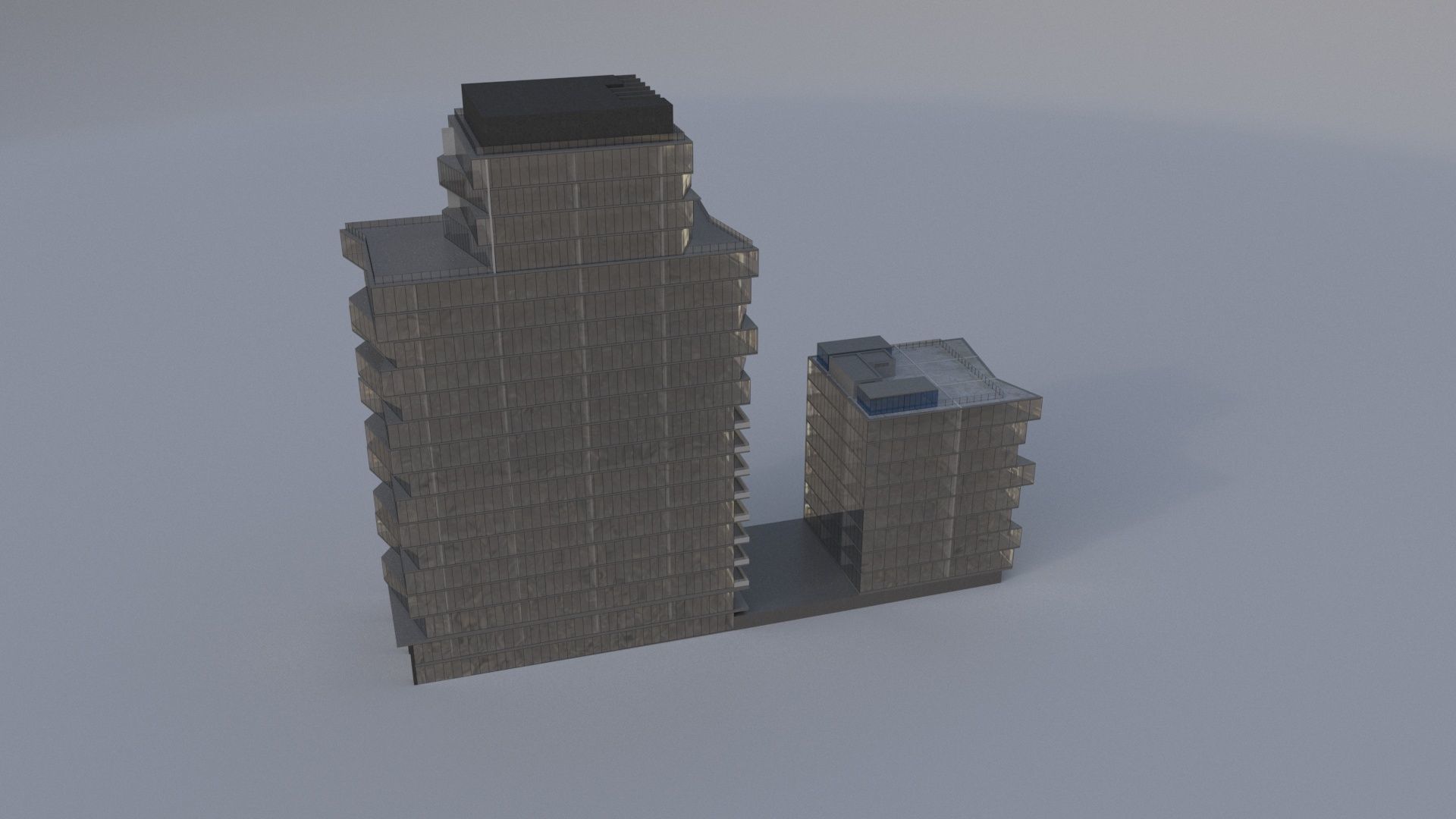 Buildingoffice2 3D model_4