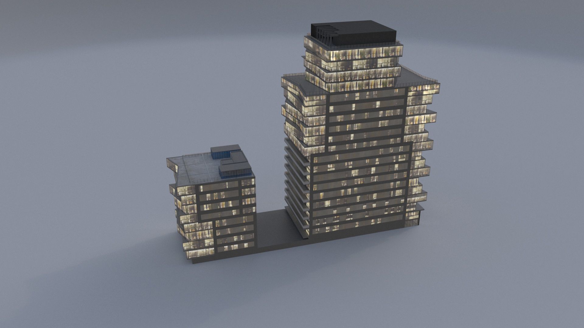 Buildingoffice2 3D model_1