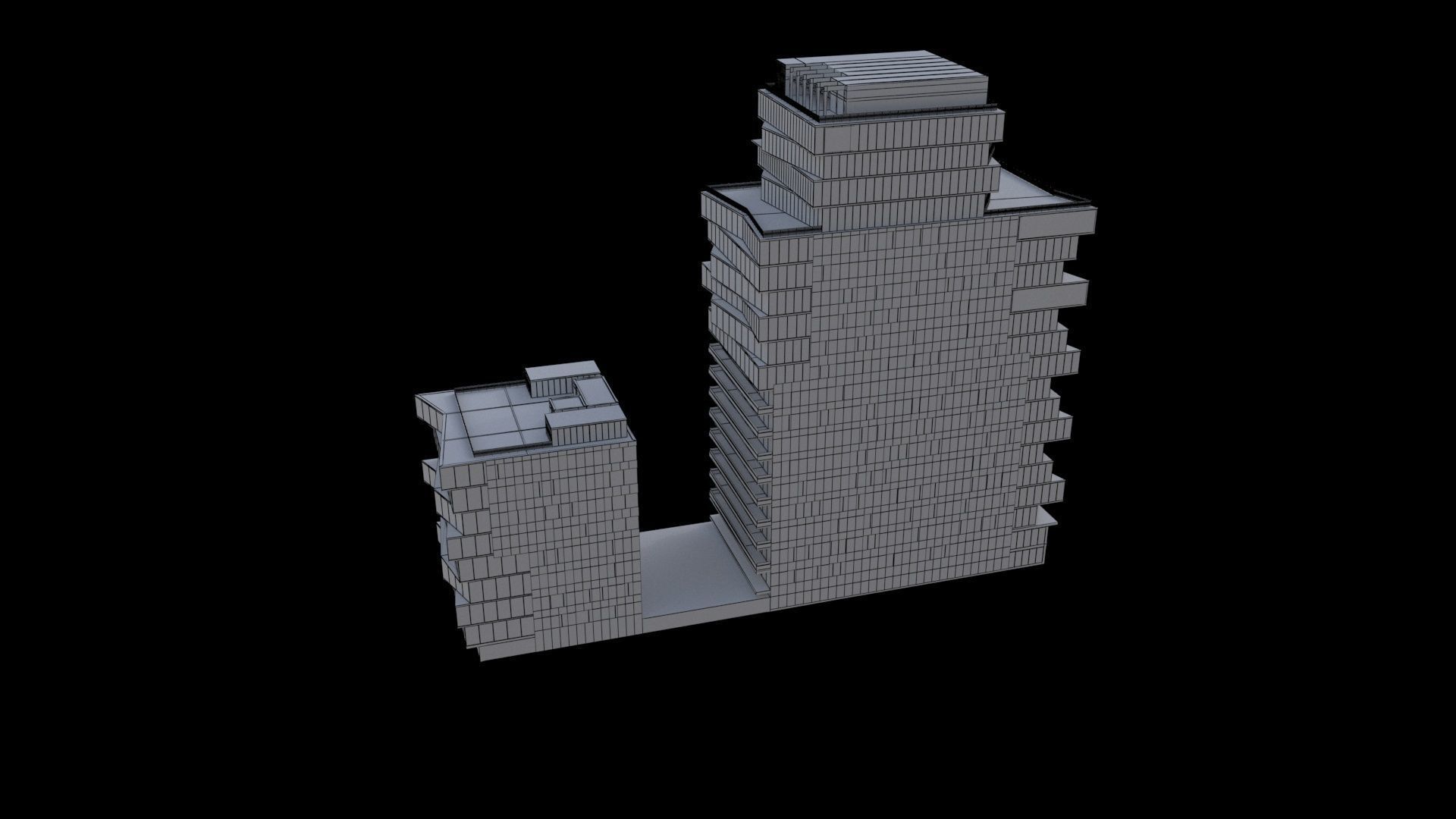 Buildingoffice2 3D model_6