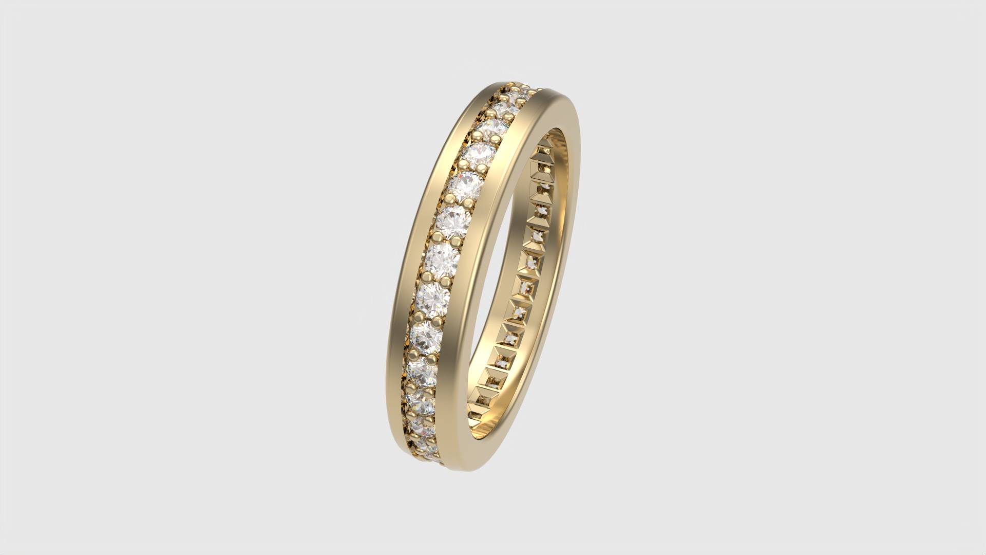 Refined Channel Set Eternity Ring JDBCo 3D print model_26