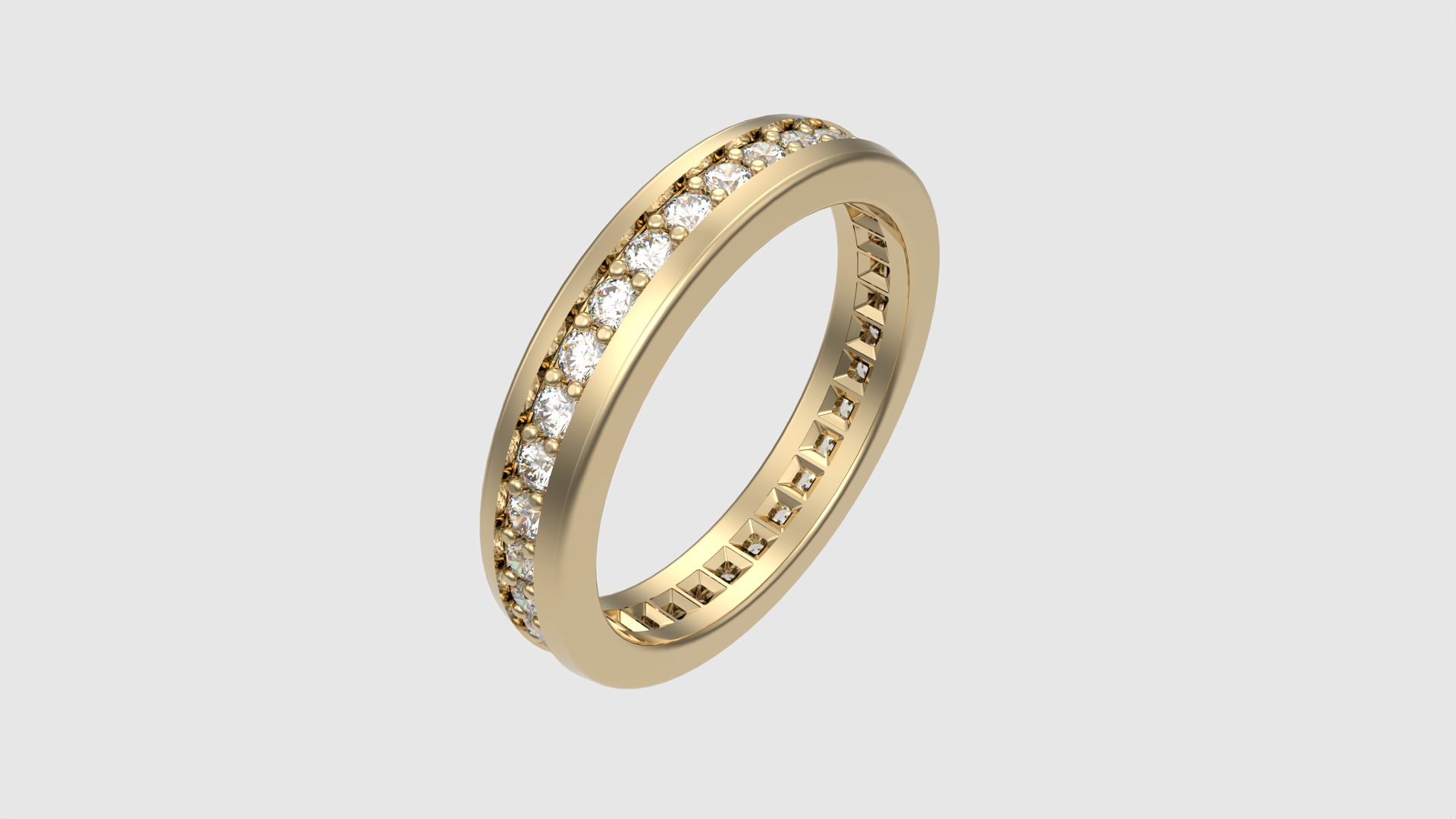 Refined Channel Set Eternity Ring JDBCo 3D print model_19
