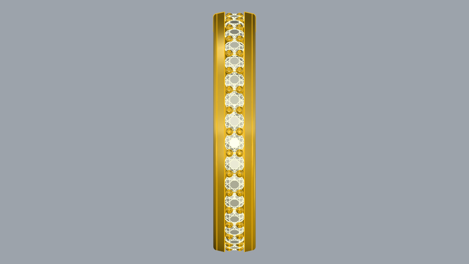 Refined Channel Set Eternity Ring JDBCo 3D print model_11