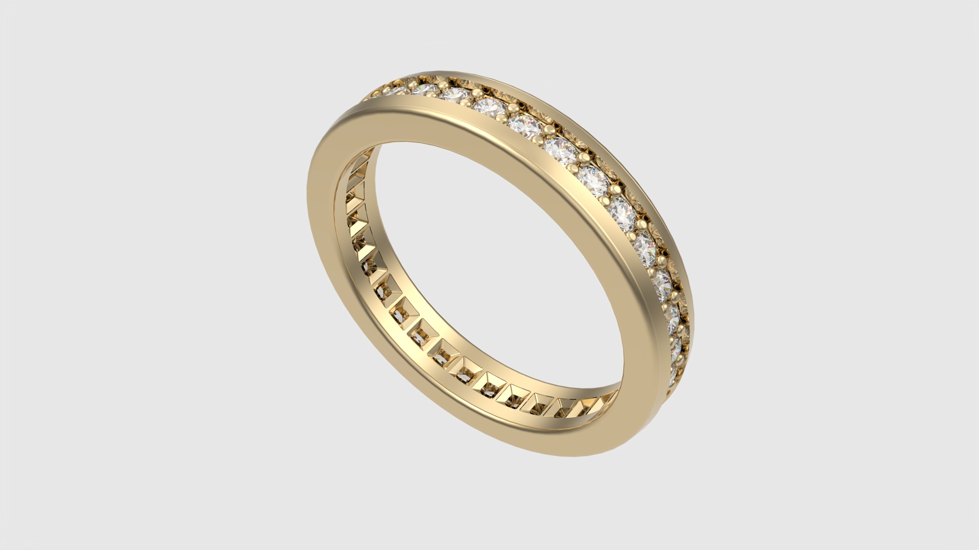 Refined Channel Set Eternity Ring JDBCo 3D print model_27