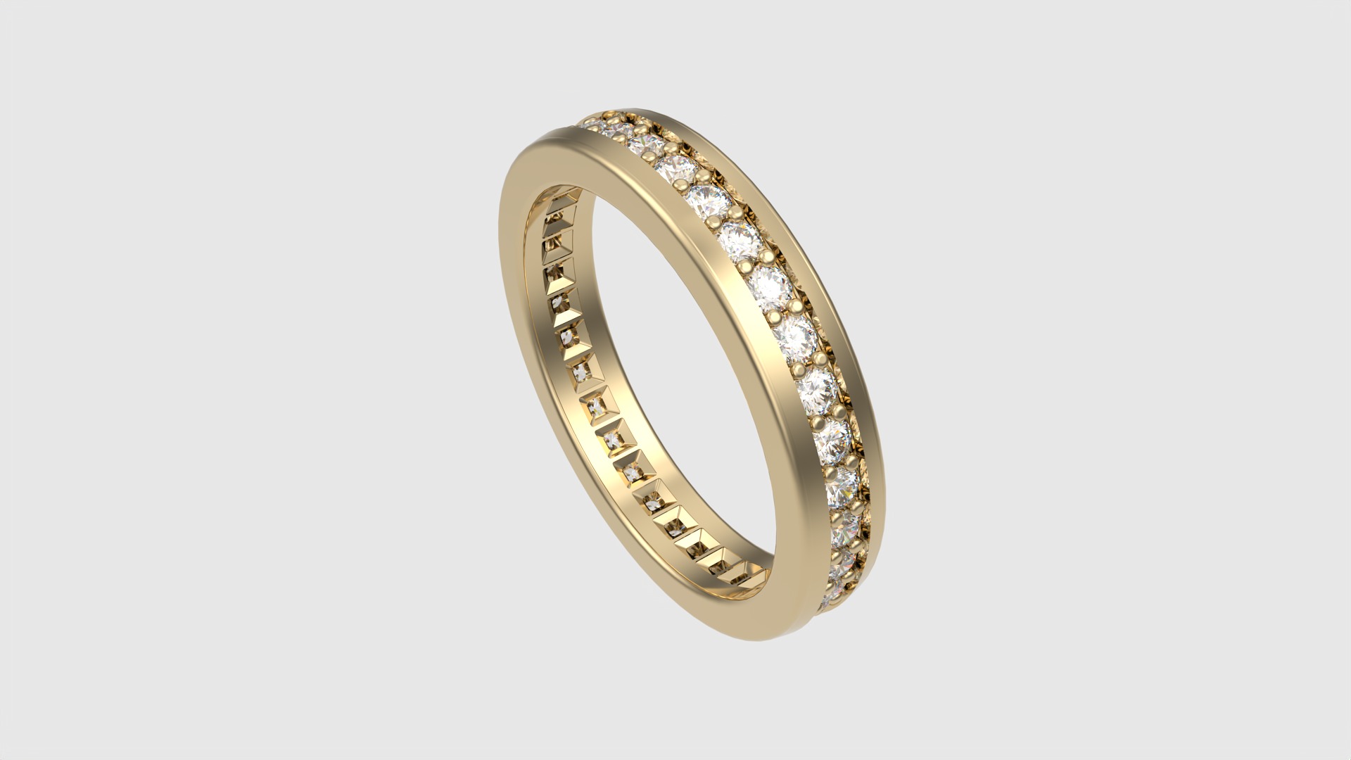 Refined Channel Set Eternity Ring JDBCo 3D print model_23