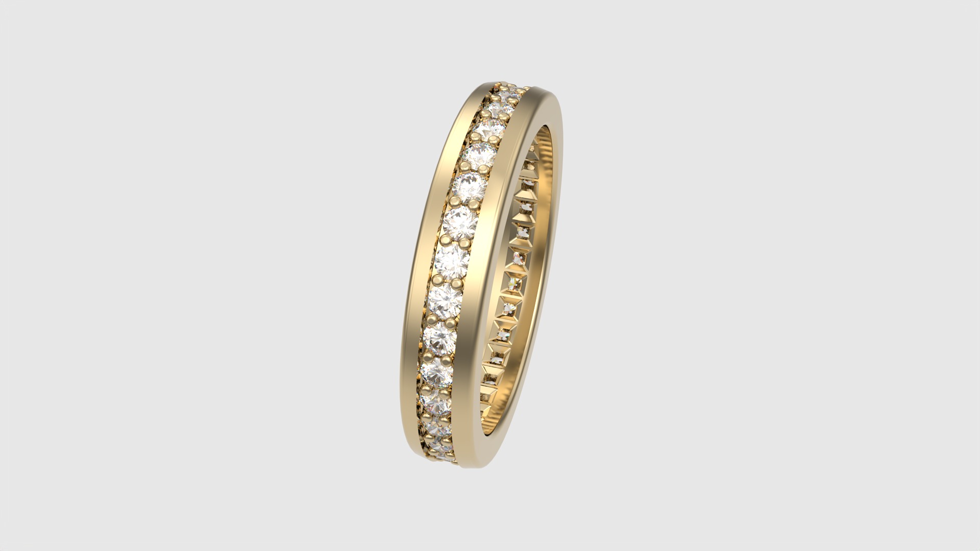 Refined Channel Set Eternity Ring JDBCo 3D print model_21