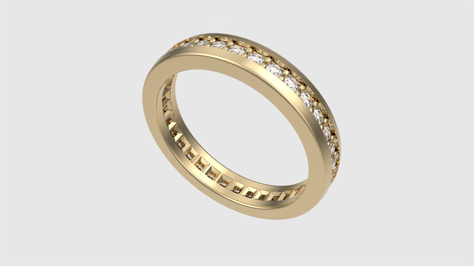 Refined Channel Set Eternity Ring JDBCo 3D print model_29