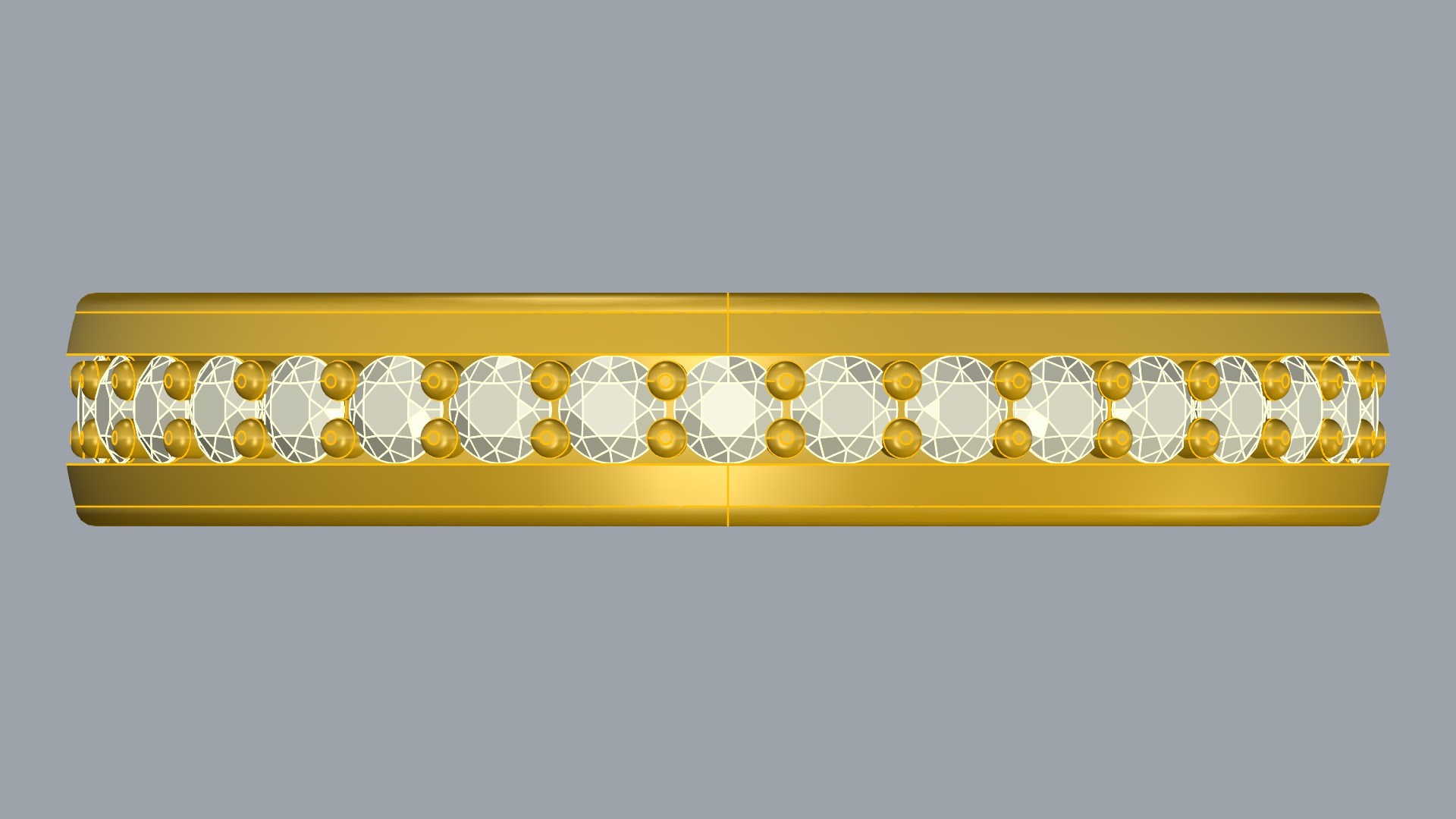 Refined Channel Set Eternity Ring JDBCo 3D print model_13