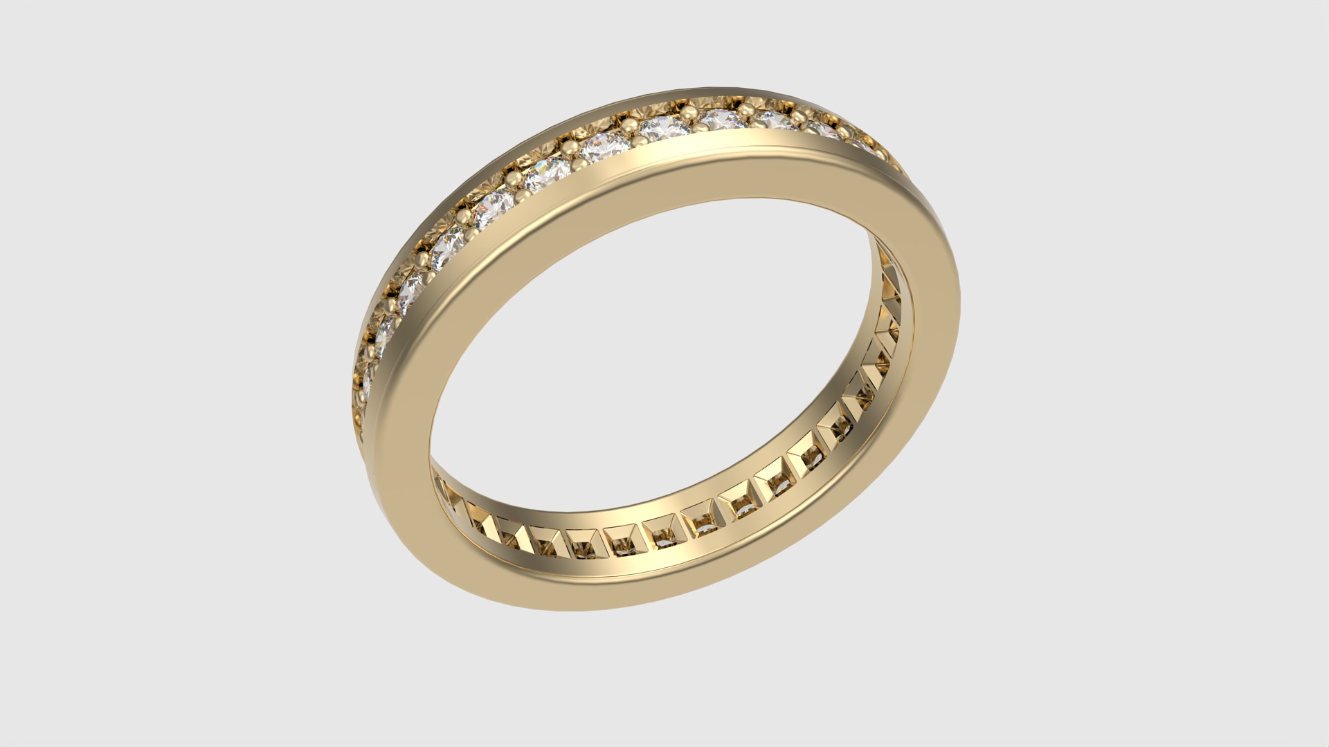 Refined Channel Set Eternity Ring JDBCo 3D print model_24