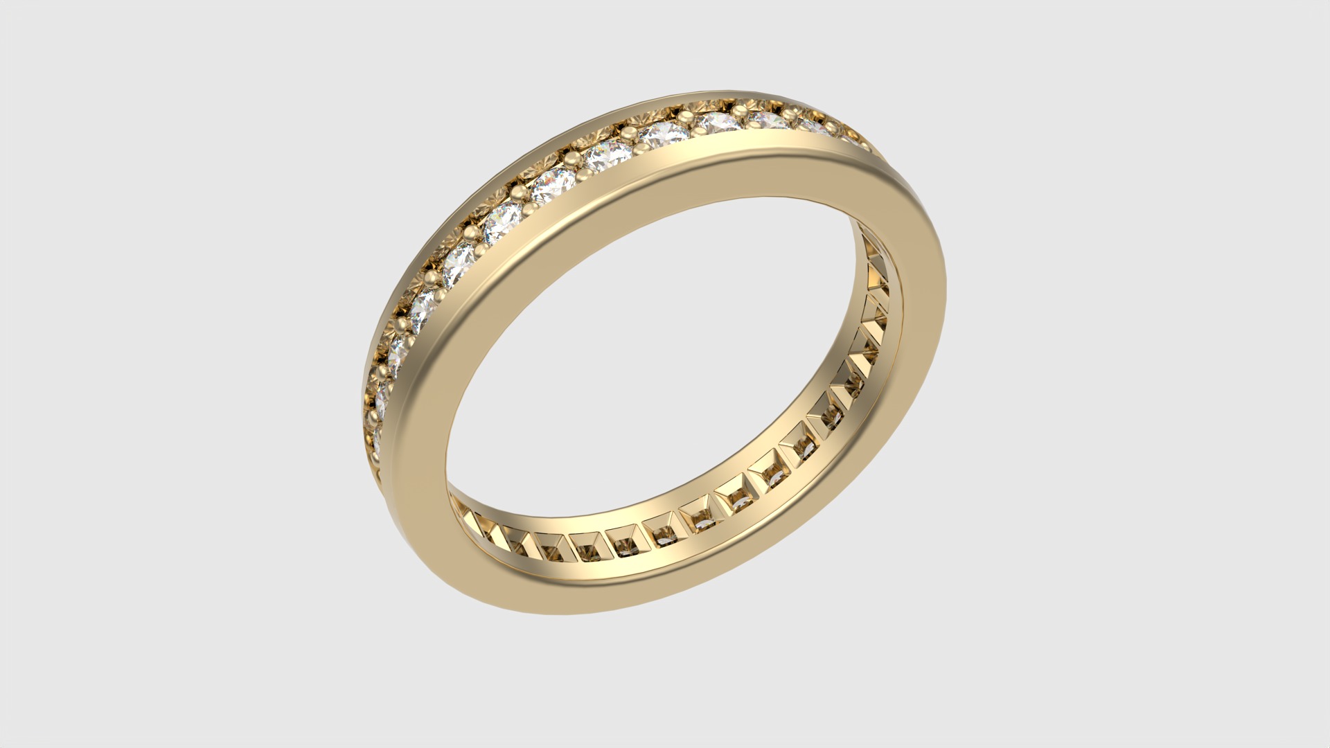 Refined Channel Set Eternity Ring JDBCo 3D print model_28